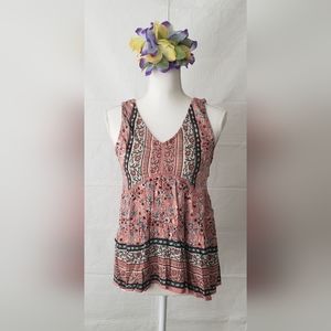 ANGIE Floral Print Tank Top
